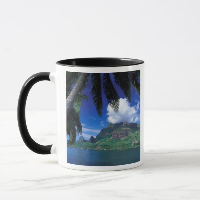 French Polynesia, Moorea. Cooks Bay. Green Mug (Left)