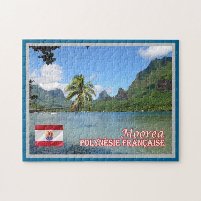 French Polynesia - Moorea - Cook's Bay - Jigsaw Puzzle (Horizontal)