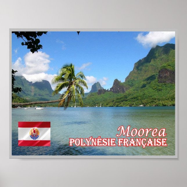 French Polynesia - Moorea - Cook's Bay - Poster (Front)