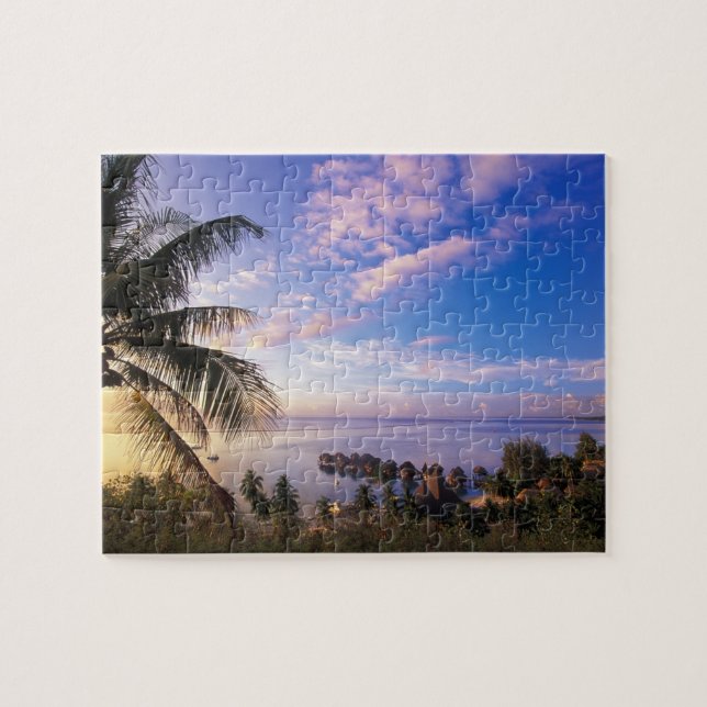 French Polynesia, Moorea. View of the Baie de Jigsaw Puzzle (Horizontal)