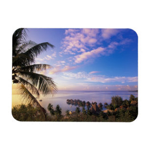 French Polynesia, Moorea. View of the Baie de Magnet