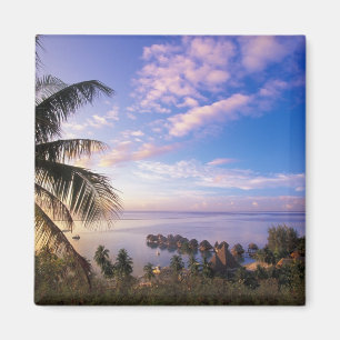 French Polynesia, Moorea. View of the Baie de Magnet