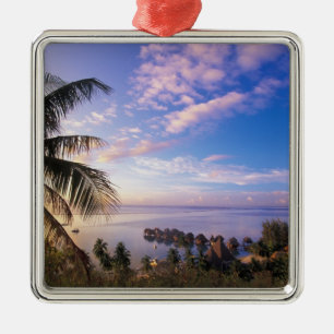 French Polynesia, Moorea. View of the Baie de Metal Ornament