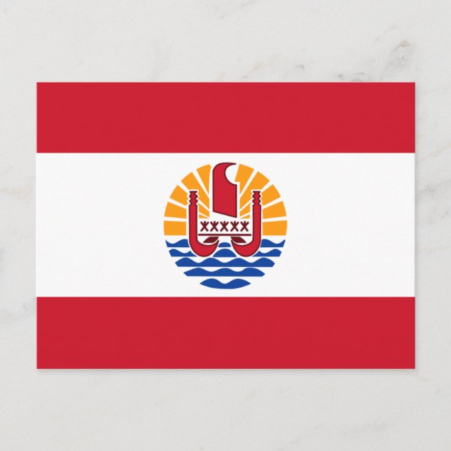 french polynesia postcard (Front)