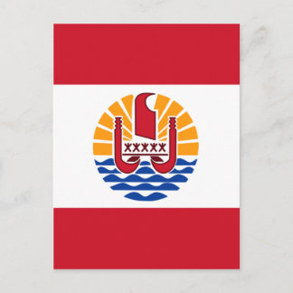 french polynesia postcard