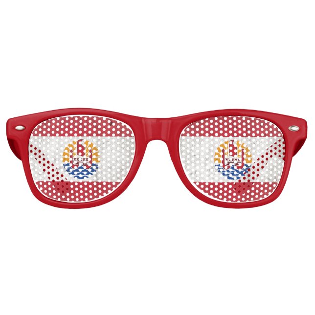French Polynesia Retro Sunglasses (Front)