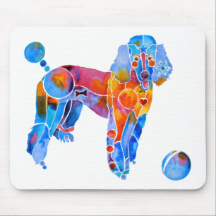 French Poodle Mouse Pad