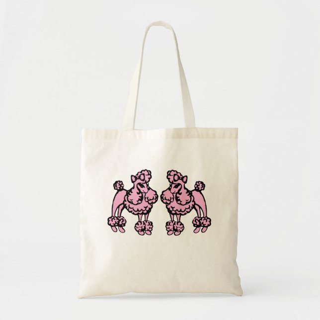 French Poodles Tote Bag (Front)