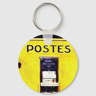 French Post Box Keychain