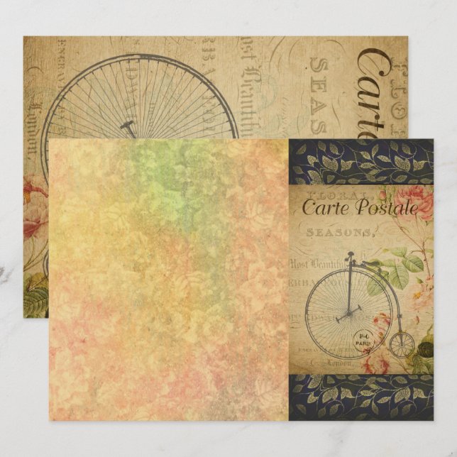 French Postcard Business Card (Front/Back)