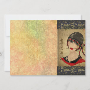 French Postcard Business Card