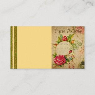 French Postcard Business Card
