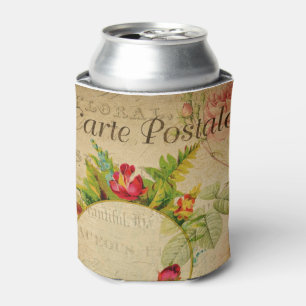 French Postcard Can Cooler