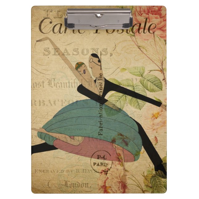 French Postcard Clipboard (Front)