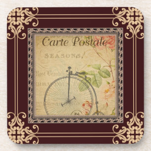 French Postcard Coaster