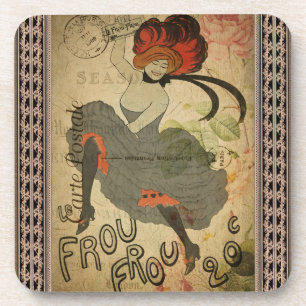 French Postcard Coaster
