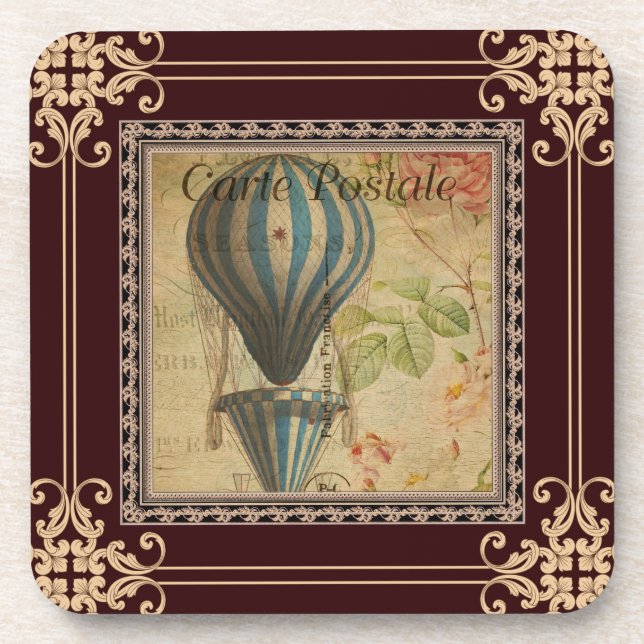 French Postcard Coaster (Front)