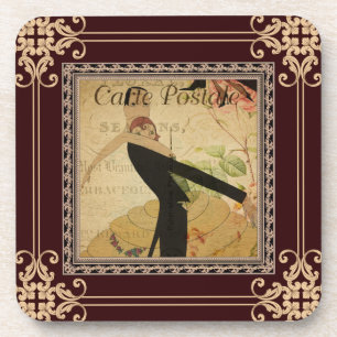 French Postcard Coaster