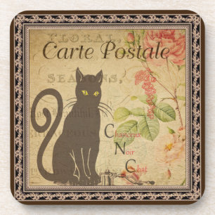 French Postcard Coaster