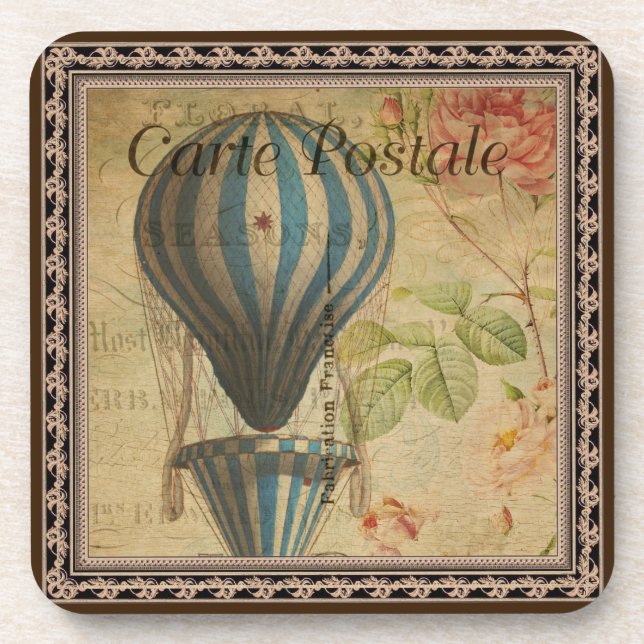 French Postcard Coaster (Front)