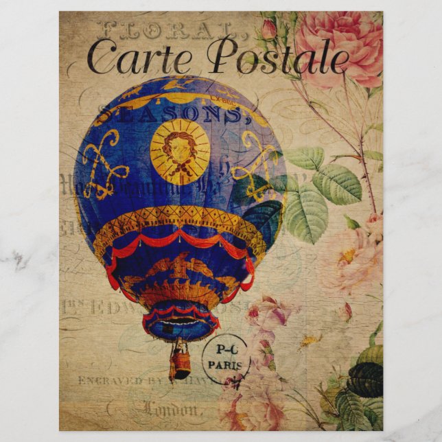 French Postcard Flyer (Front)
