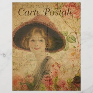 French Postcard Flyer
