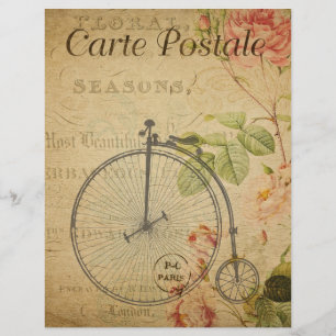 French Postcard Flyer