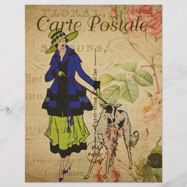 French Postcard Flyer (Front)