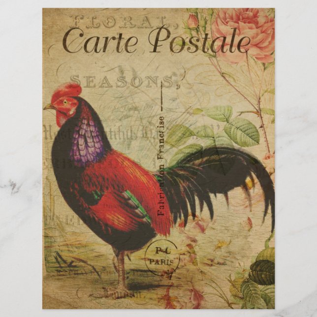 French Postcard Flyer (Front)