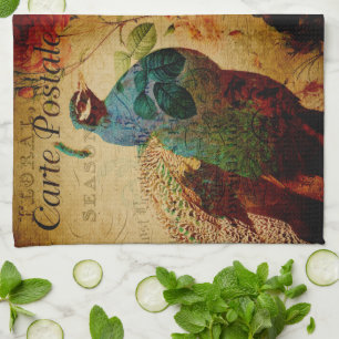 French Postcard Kitchen Towel