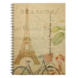 French Postcard Notebook