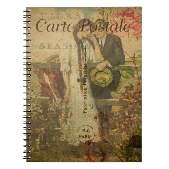 French Postcard Notebook (Front)