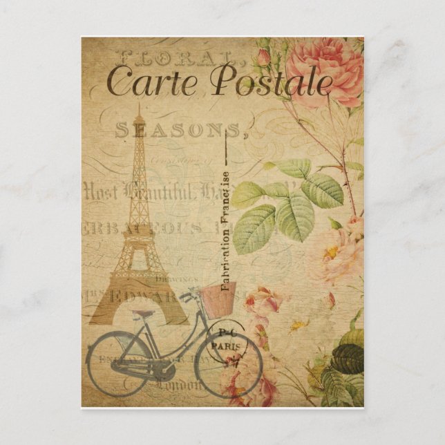 French Postcard Postcard (Front)