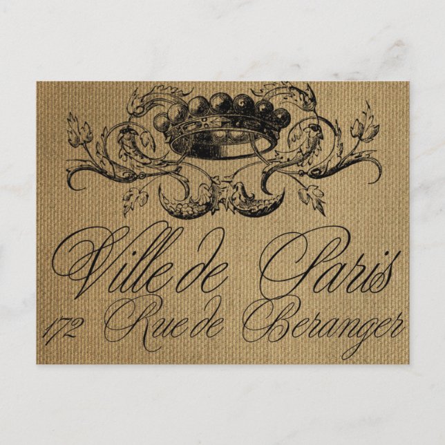 French Postcard Postcard (Front)