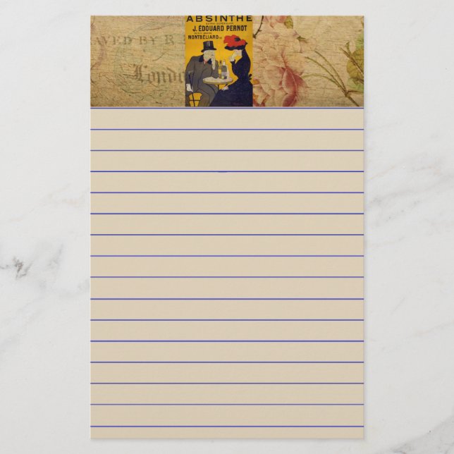 French Postcard Stationery (Front)