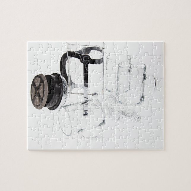 French press (cafetière à piston)  jigsaw puzzle (Horizontal)