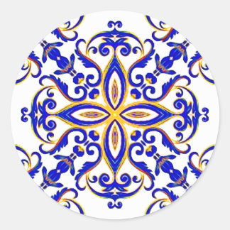 French Provincial Classic Round Sticker