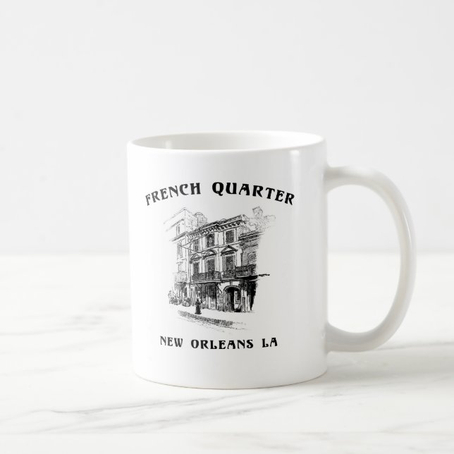 French Quarter New Orleans Coffee Mug (Right)