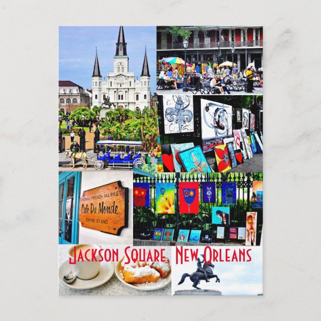 French Quarter, New Orleans Postcard (Front)