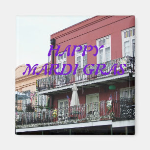 French Quarter Wrought Iron Balconies Magnet