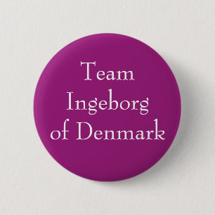 French Queen Ingeborg of Denmark 2 Inch Round Button