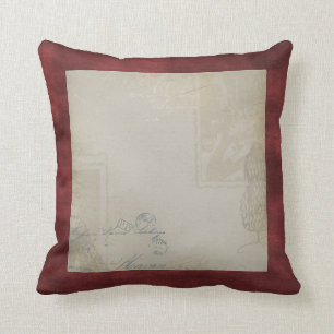 French Red Country pillows