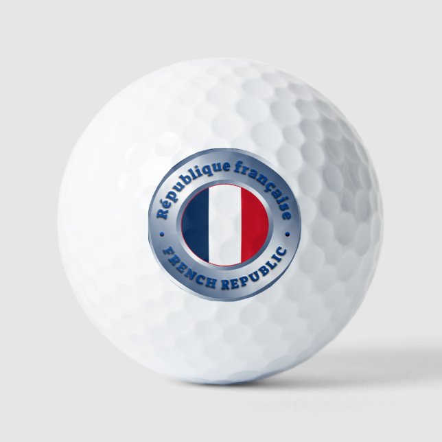 French Republic Golf Balls (Front)