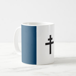 French resistance flag France symbol war cross his Coffee Mug