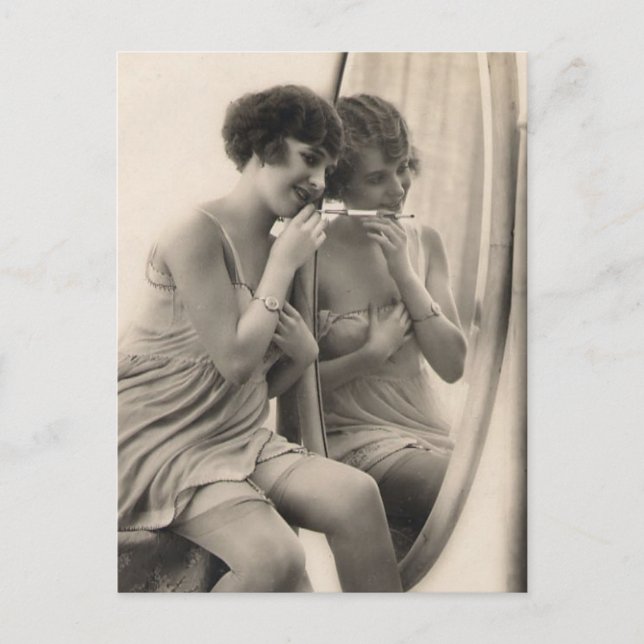 French Risqué Vintage  photo Postcard (Front)