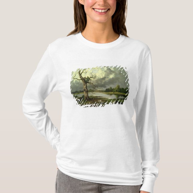 French River Landscape T-Shirt (Front)