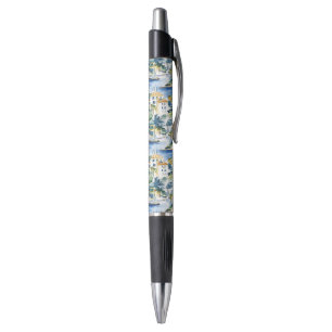French Riviera Tropical Palm Trees Pen