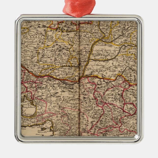 French roads metal ornament (Front)