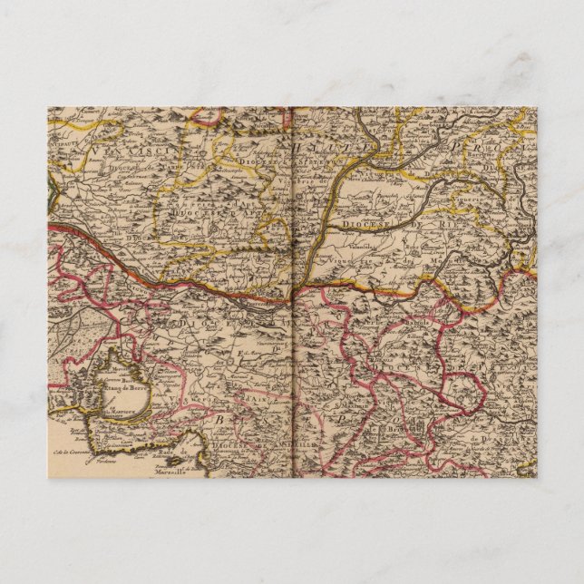 French roads postcard (Front)