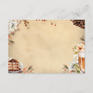 French Roast Blank Recipe Card